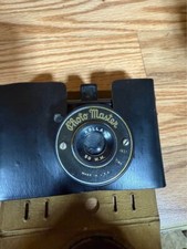 Vintage Photo Master Candid Type Film Camera, 1940 s Era With Case