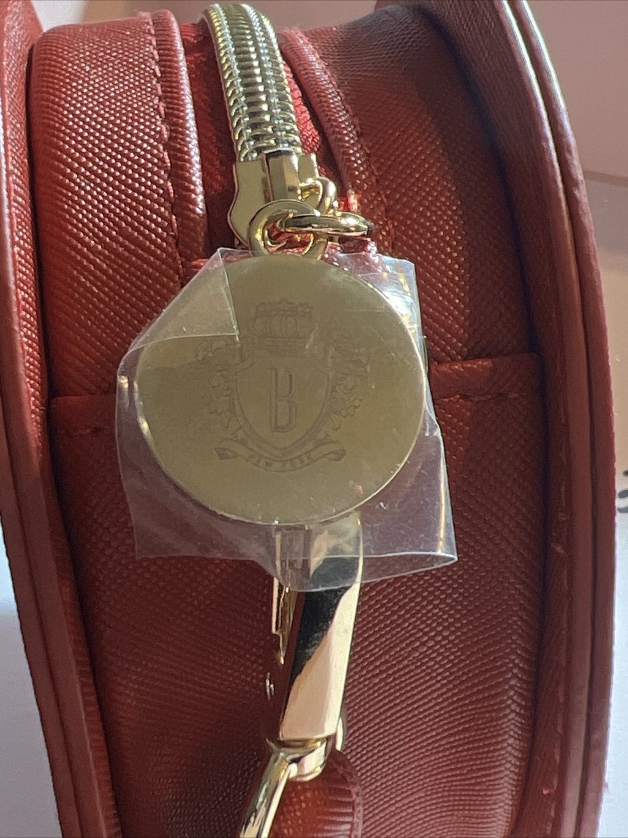 Bobbi Brown Red Makeup Bag Cosmetic Case Wristlet Wallet Purse