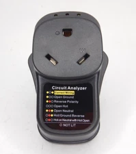 RV Surge Protector 30 Amp Adapter Circuit Analyzer Black HRVP-02