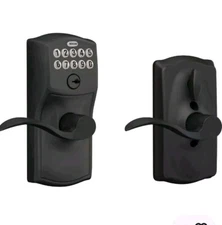 Schlage FE595-CAM-622-ACC Camelot Keypad Entry - Black