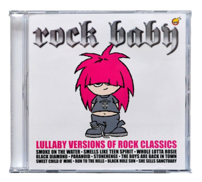 Rock Baby Music CD Instrumental Lullaby Versions Chillout Nursery Rock Classics