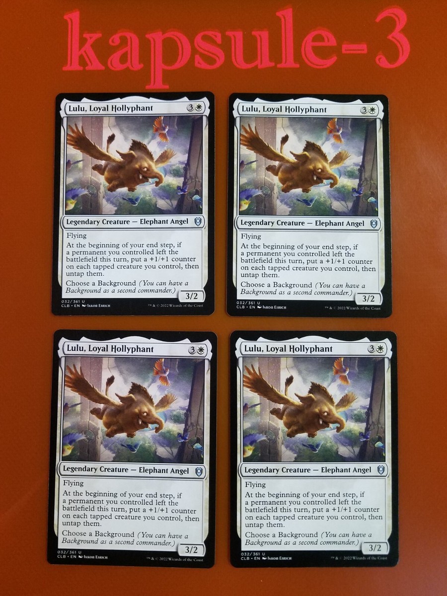 4x Lulu, Loyal Hollyphant | Battle for Baldur's Gate | MTG Magic Cards