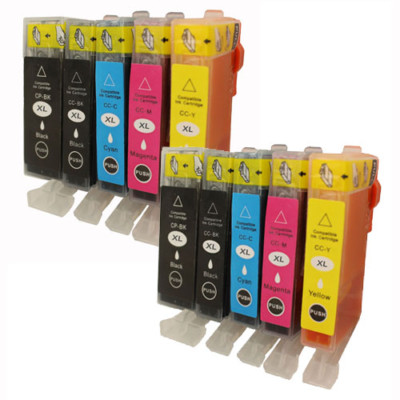 Set 10x Druckerpatrone Tinte Patrone Tintenpatronen für Canon Pixma Maxify Reihe