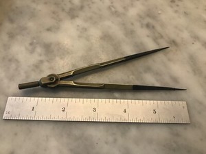 Alteneder & Sons Dividers possibly from cartography set 1871 Patent