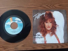 1988 M-EXC Tiffany I Saw Him Standing There  MCA-53285 MR. MAMBO  45