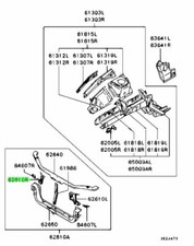 Support, Headlamp, RH For: Mitsubishi Lancer Evo 4 5 6 CN9A CP9A