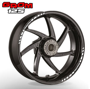 Honda Grom 125 Wheel Rim Stickers Decals Choice Of Colours Abs Ebay