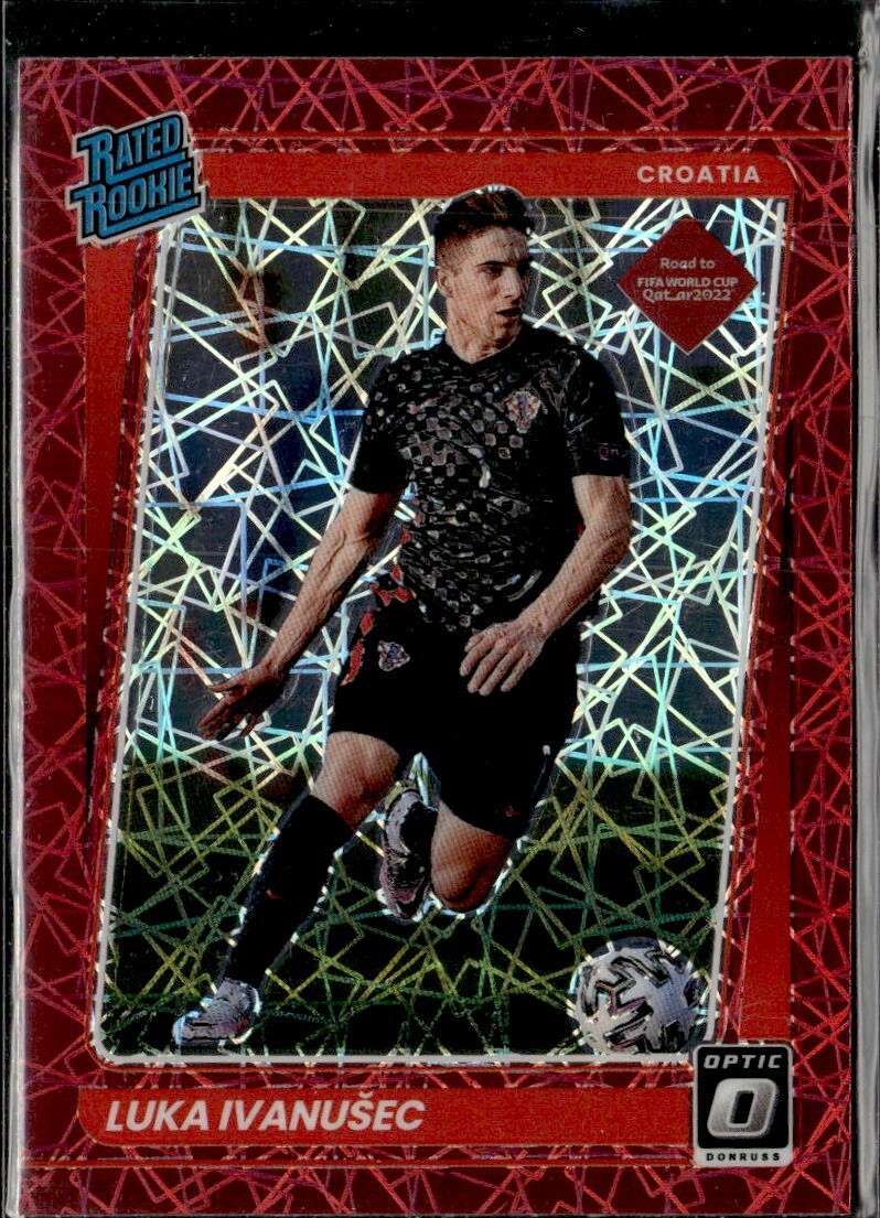 2021 Donruss Optic Luka Ivanusec RC Croatia #200 Red Velocity