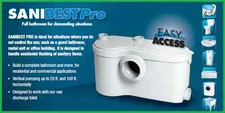 New Saniflo SANIBEST Pro Grinder Bathroom Upflush Pump 013