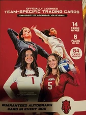 2024 ONIT ATHLETE Arkansas Razorbacks Women's Volleyball (Pick A Card)