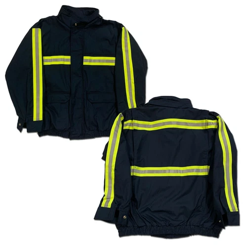 Red Kap Bomber Jacket Hi Vis Heavyweight Reflective Enhanced Vis Work Uniform - product listing photo