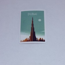 Dubai Sticker Burj Khalifa Travel City Tour Art Decal Vinyl Souvenir Tc6