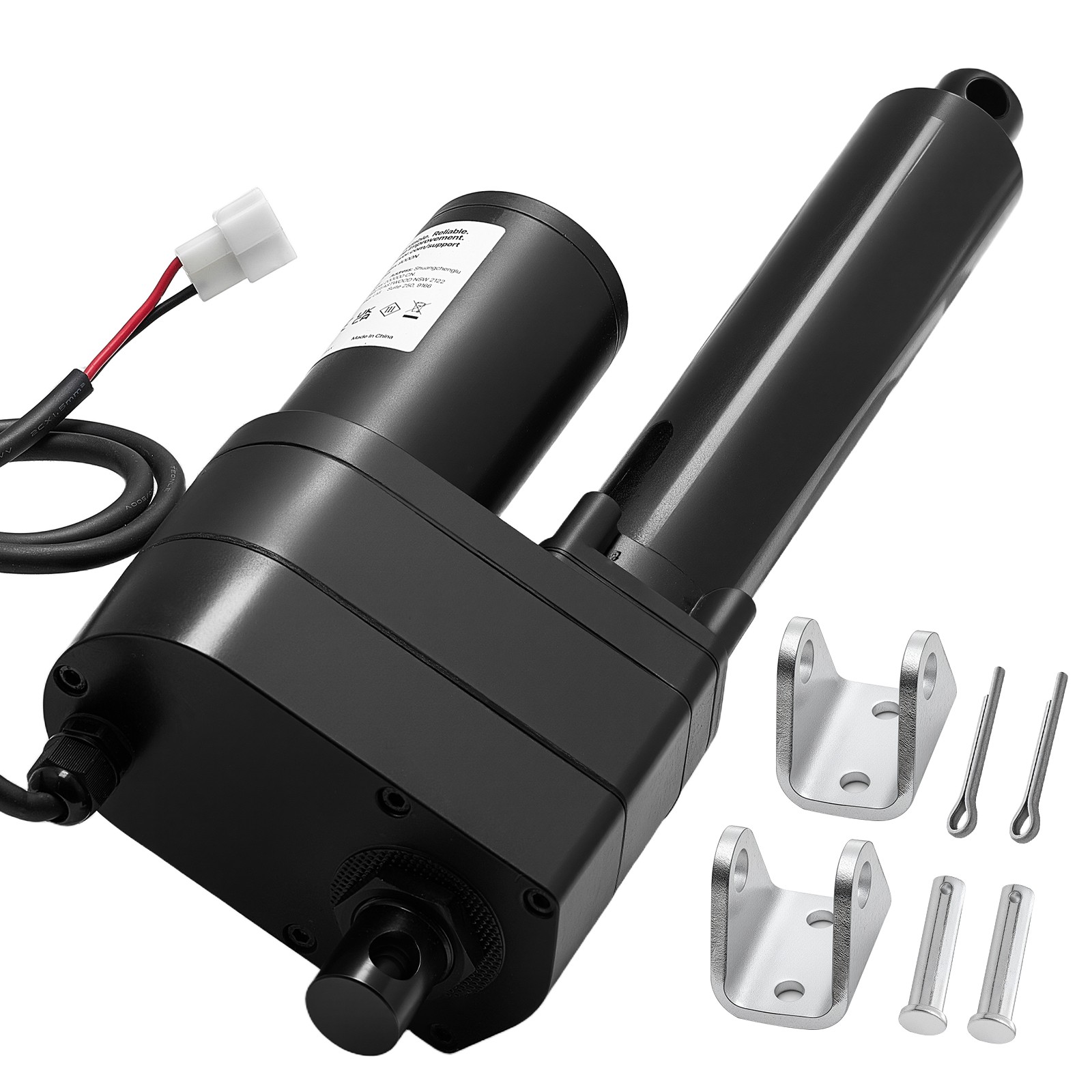 Moteur 12V VEVOR 200mm à vitesse constante 5mm/s et étanchéité IP65 pour usage intensif