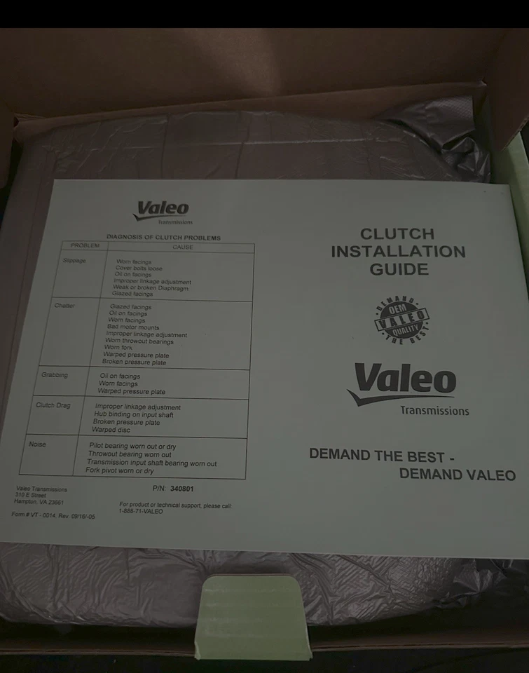 Kit de embrague Valeo 51905202 para Toyota Tercel 1,5 L 1983-1988 Foto 4 de 4