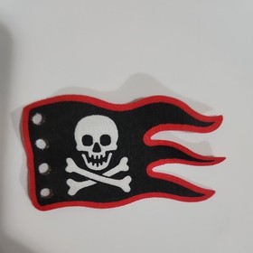 Lego Fabric Flag 8x5 Black Red Skull Flag Pirates 6289 6290 x376px4 3e