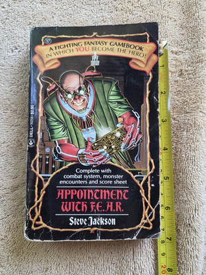 Steve Jackson Appointment with F.E.A.R. PB Dell Fighting Fantasy Illus
