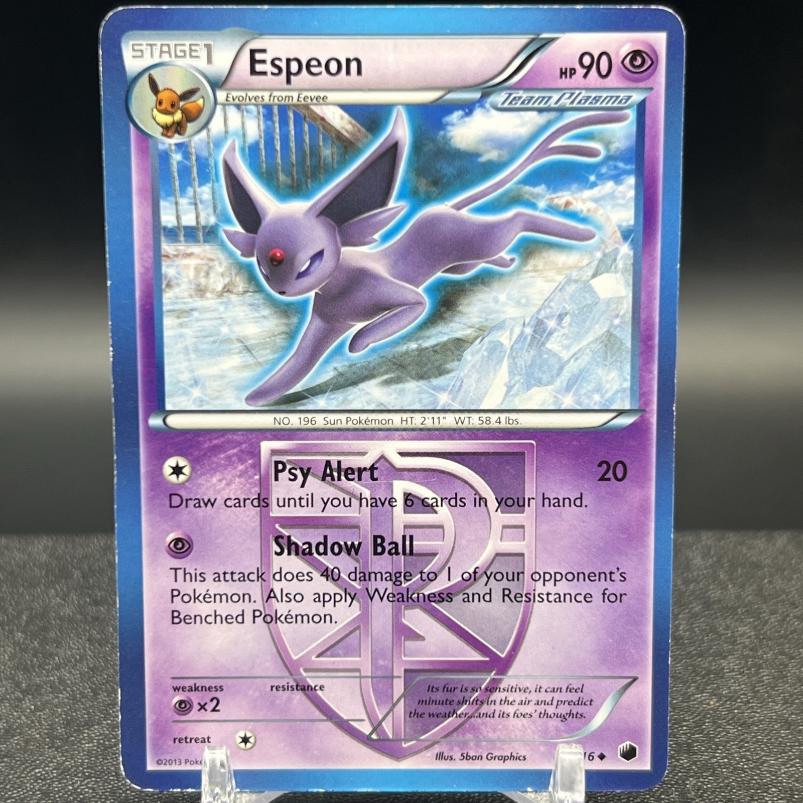Espeon Team Plasma 48/116 Uncommon BW Plasma Freeze Pokemon Card #A