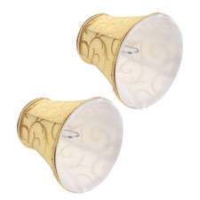  2 Pcs Abat-jour À Pince Petits En Tissu Couvercle De Lampe Murale