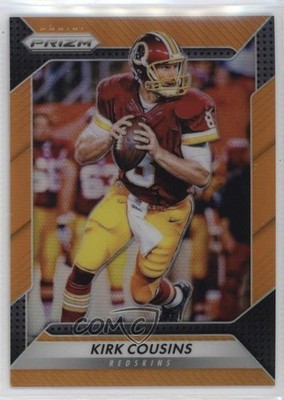 2016 Panini Prizm Orange Prizm 181/299 Kirk Cousins #107 1dm4