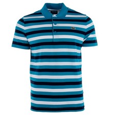 Lacoste Men's Sport Lightweight Striped Knit Tennis Polo Shirt YH2082-51 VRH