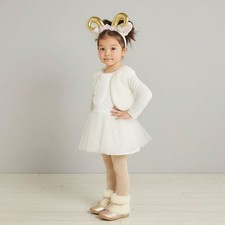 Kids Sheep Costume Complete Set 5-Piece Lamb Costume Breathable Material