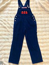 Sesame Street Elmo Blue Corduroy Bib Overalls Kids Unisex Size 4