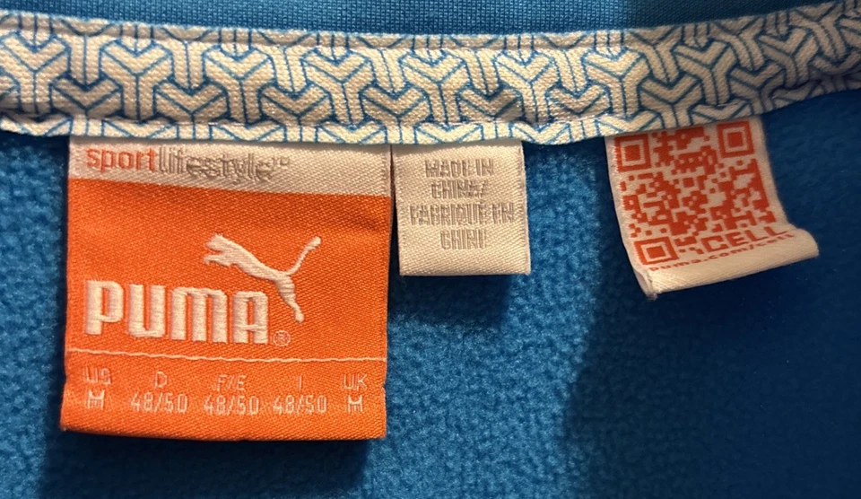 Puma Warm Cell Golf Jacket Men’s Size M 1/4 Zip Pullover Long Sleeve 100% Poly - Image 4 of 4