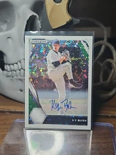 2021 Panini Prizm Draft Picks - Ky Bush Auto White Disco Prizm /50 (RC) SSP RARE