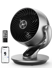 Dreo Smart Fan for Bedroom,120° Vertical and 90° Oscillating Fan with Remote/...
