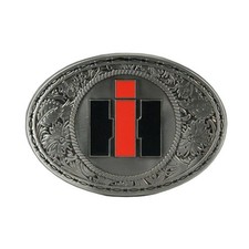 Metal IH Logo Oval Western Buckle by Spec Cast ZJD603