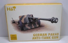 1/72 Scale German WWII Anti-Tank Gun With Crew, PAK 40, HaT