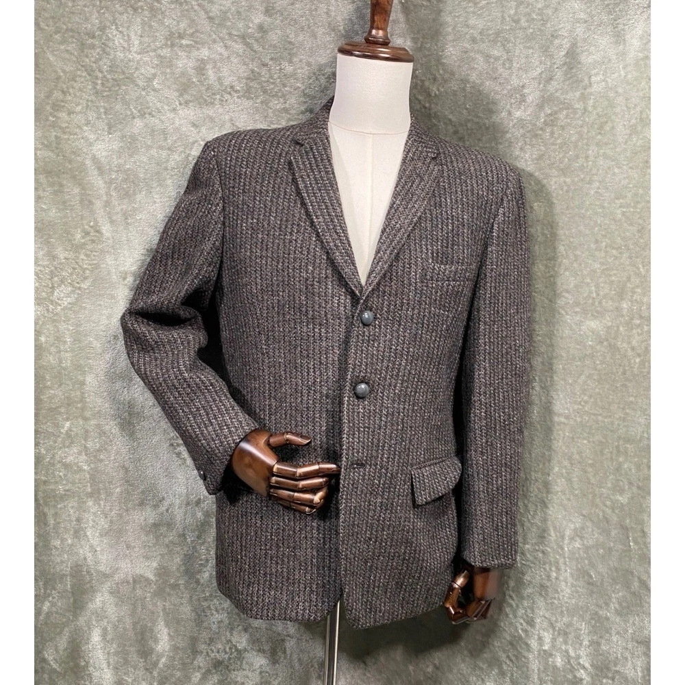 Tweed Regular 40 Jacket Vintage Suit Jackets & Blazers for Men for