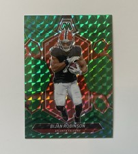Bijan Robinson ** Green Prizm ** 2024 Panini Mosaic 