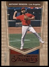 2021 Panini Chronicles #19 Anthony Rendon Timeless Treasures Red #/100