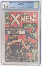 1965 Marvel Comics Comic Book X-Men #12 1st App. of Juggernaut Kirby 7/65 CGC 7