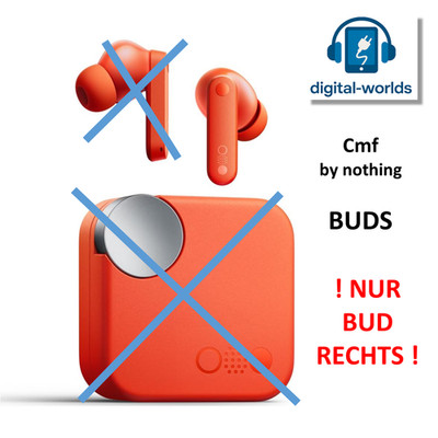 CMF by nothing BUDS - In-ear Kopfhörer (rot) +++ NUR BUD RECHTS / SEHR GUT +++
