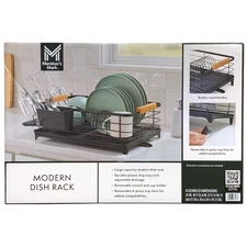 Member's Mark Modern Dish Rack With Utensil Caddy And Glassware Holder