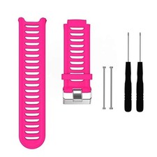 Bracelet de montres en silicone couleur unie pour Garmin Forerunner 910xt (Ro...