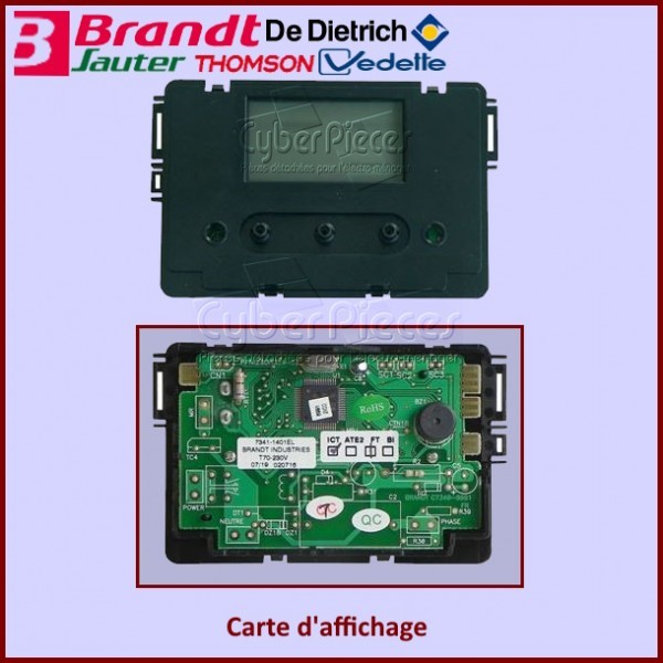 Carte d'affichage Brandt 70X0070 module de commande pour lave-linge