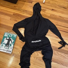 Adult Black Morphsuit M - XL Mens Womens Skinsuit Zentai Suit Costume Halloween