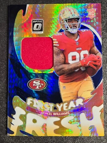2025 Donruss Optic Mykel Williams Blue Hyper (RAW)