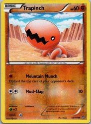Trapinch 53/111 XY Furious Fists Reverse Holo Common