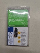 Square D Schneider Electric QO115GFIC 15A GFCI Ground Fault Circuit Breaker