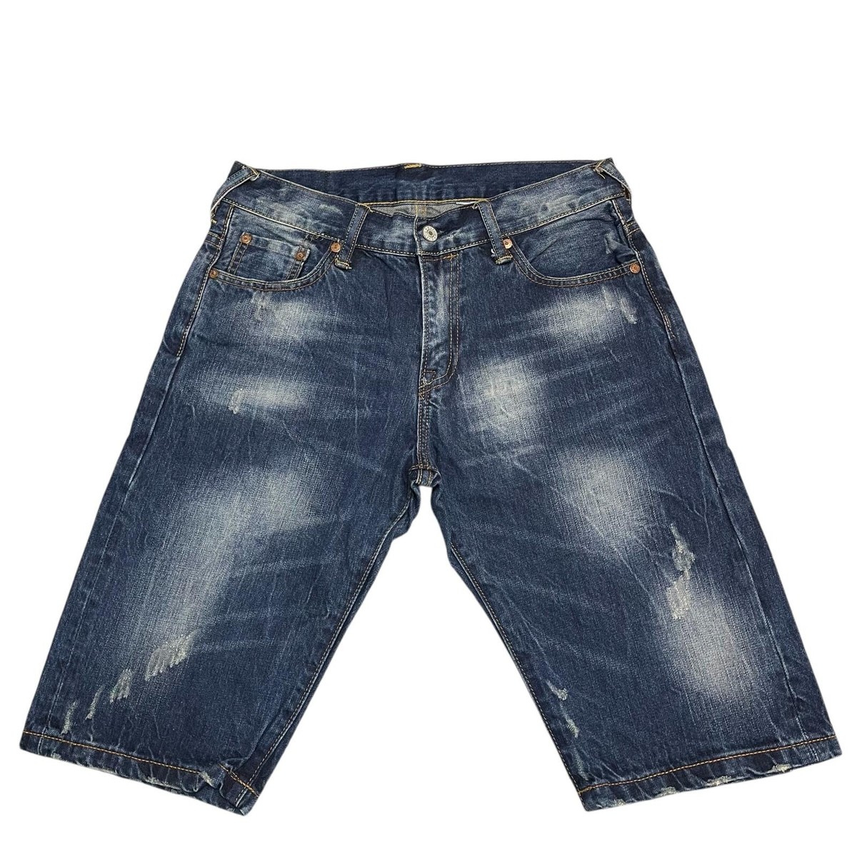 EVISU インディゴ　ハーフパンツ　サイズ30 LOT0010 s-l1200.jpg