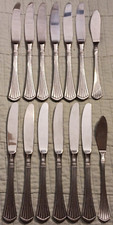 Lot Of 14 Schmidt Carl John SMD11 Edelstahl Rostfrei Flatware Knife Lot