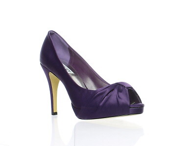 plum peep toe shoes