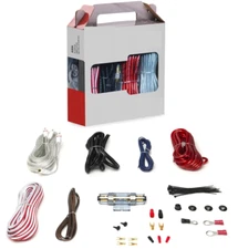 8 Gauge Amplifier Wiring Kit for Car Audio, Powering Radio, Subwoofers, & Speake