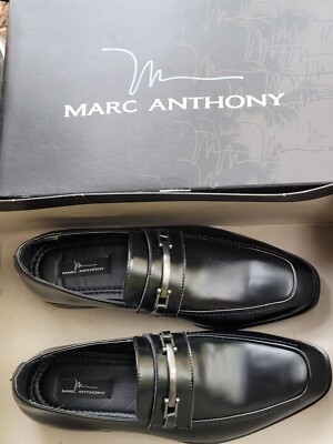 Marc Anthony Masabino Black Dress Shoes Mens Size 7 W/ Box  display picture 1