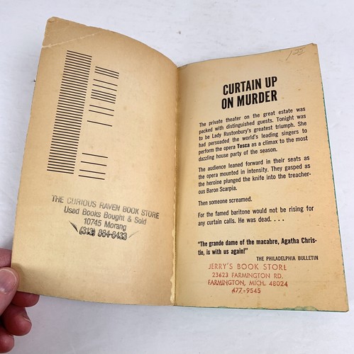Vintage 1972 Agatha Christie Taschenbuch - Die goldene Kugel und andere Geschichten - Bild 8 von 8