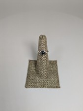 Hematite Silver Ring, Accessory Gift, Custom wire wrap Beaded gemstone ring,